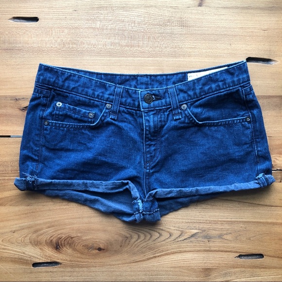 rag & bone Pants - Rag & Bone Jean Short Indigo Wash 100% Cotton